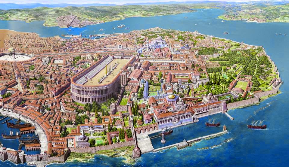 Византијско царство/ Βασιλεία Ῥωμαίων/ The Byzantine empire: Цариград
